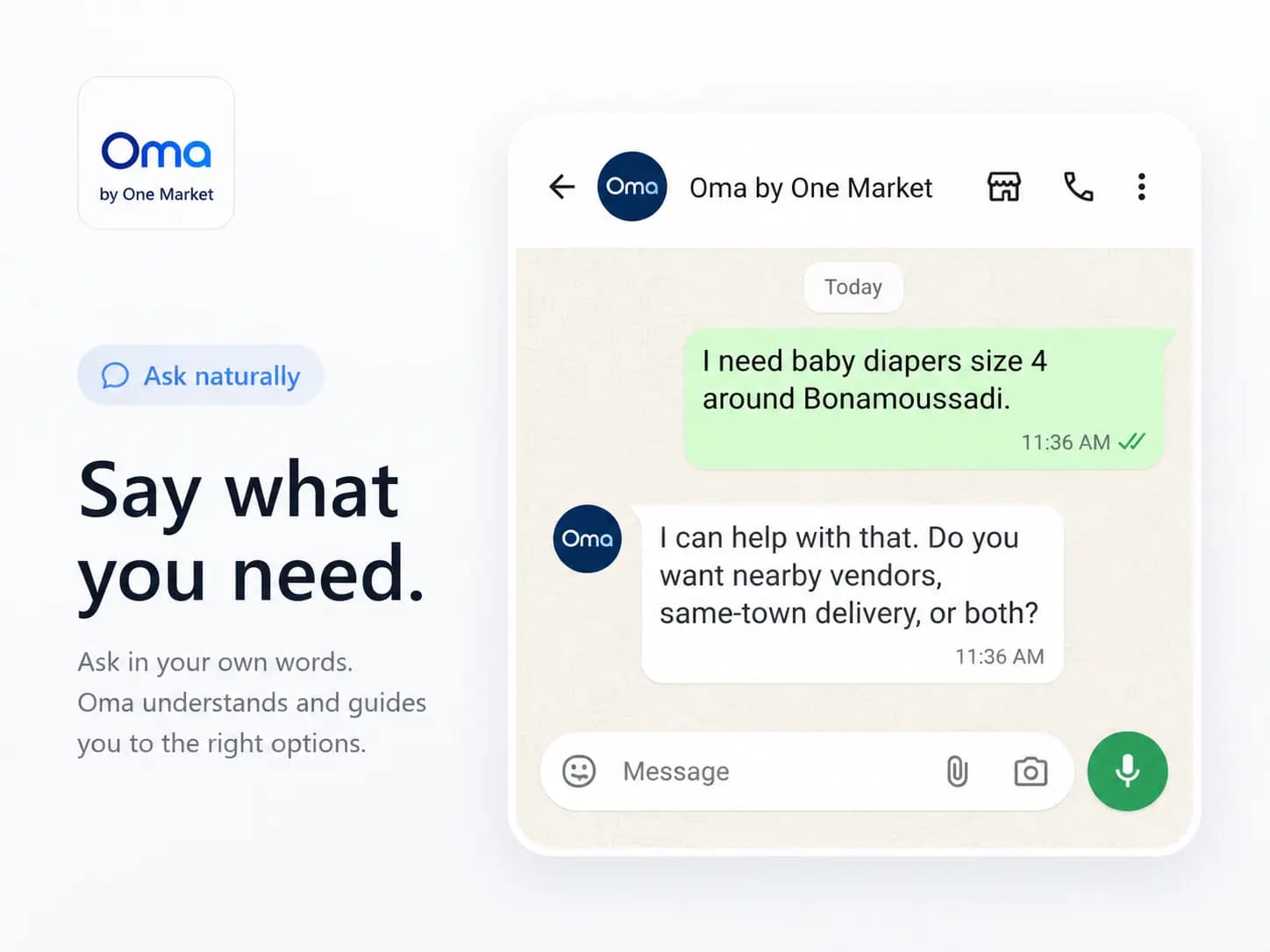 Oma ask naturally feature visual